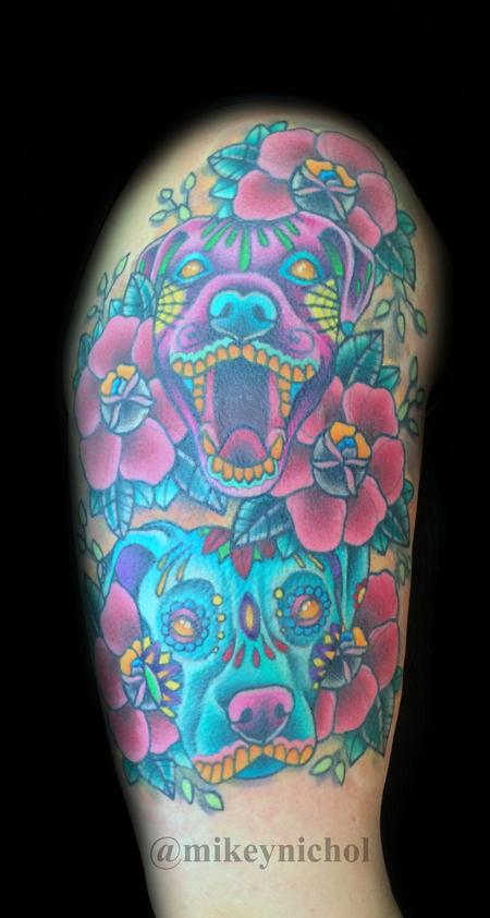 Tattoos - Day of The Dead Dogs - 101067